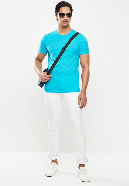 POLO - Lucas tee - turquoise