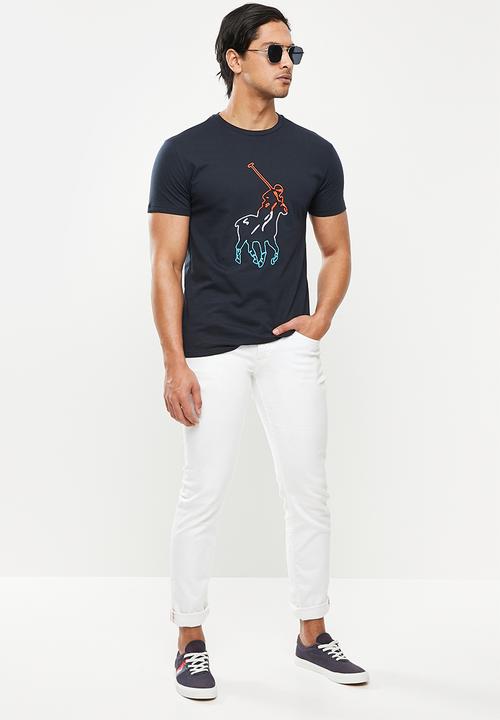 POLO - Noah big pony tee - navy