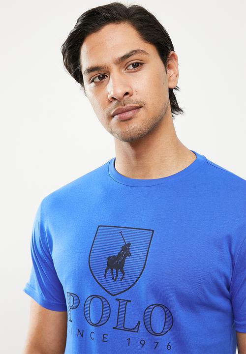 POLO - Cory crest tee - cobalt