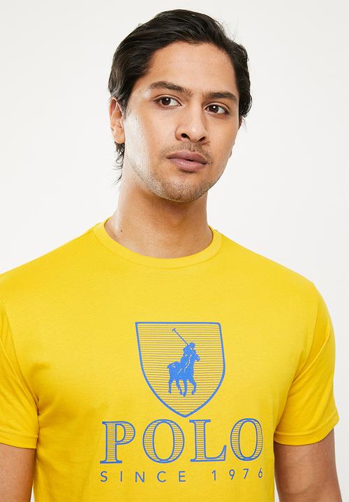 POLO - Cory crest tee - mustard