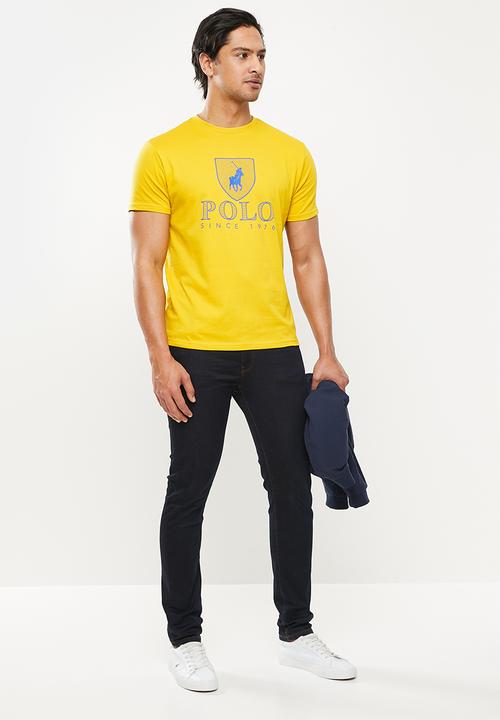 POLO - Cory crest tee - mustard