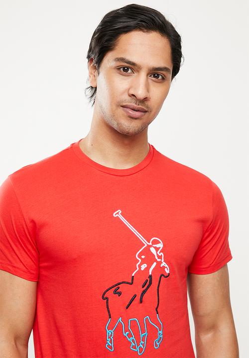 POLO - Noah big pony tee - red