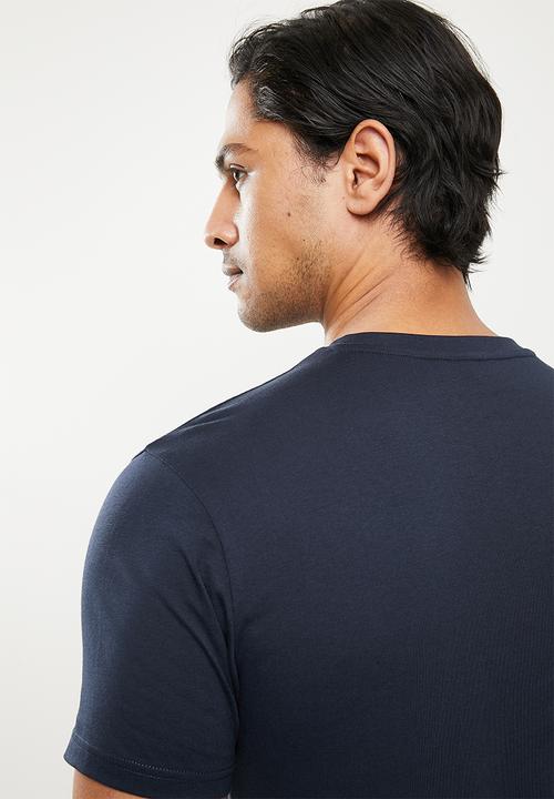 POLO - Robert crest badge ss tee - navy