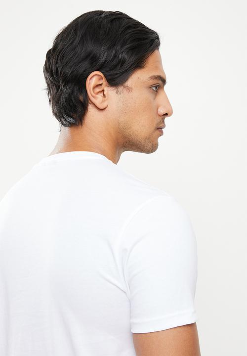 POLO - Robert crest badge tee - white
