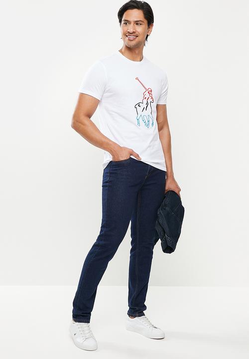POLO - Noah big pony tee - white