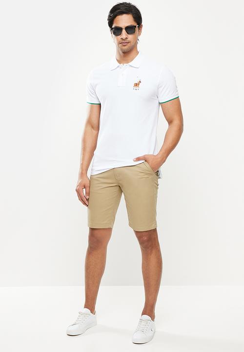 POLO - Rafe big pony golfer - white