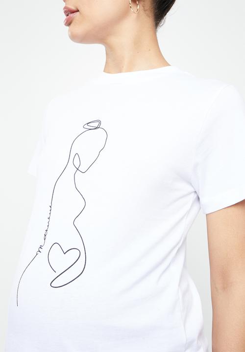 Superbalist - Printed crew neck tee - white