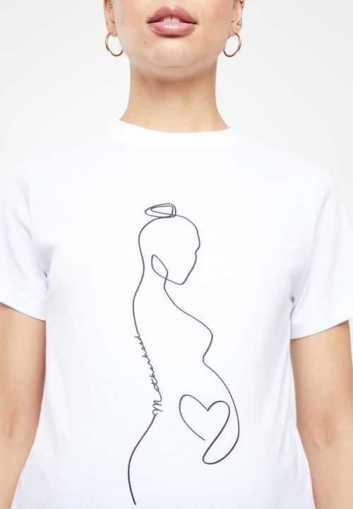 Superbalist - Printed crew neck tee - white