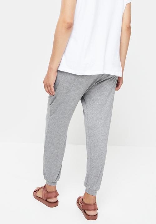 Superbalist - Cuffed jogger pant - grey melange