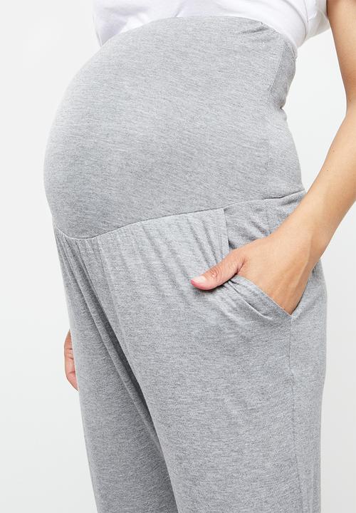 Superbalist - Cuffed jogger pant - grey melange