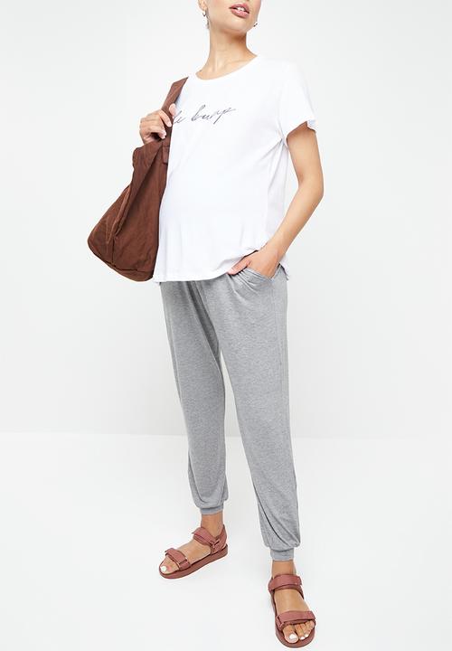 Superbalist - Cuffed jogger pant - grey melange