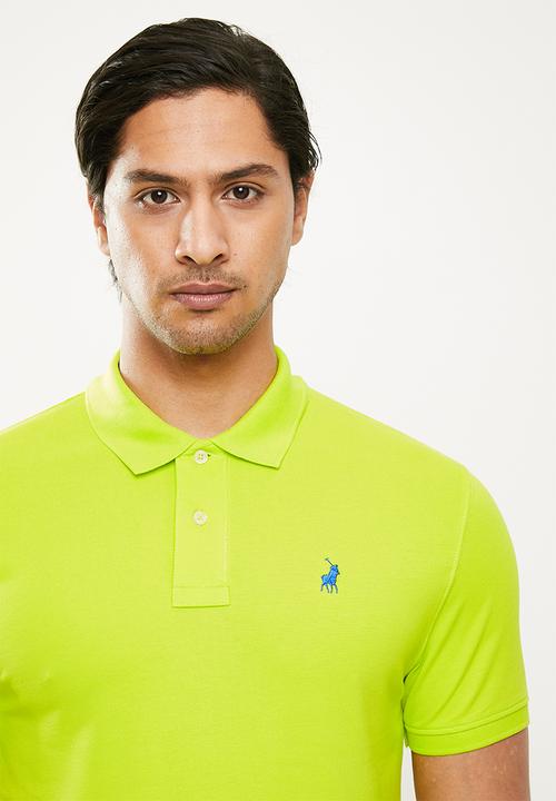 POLO - Carter pique short sleeve golfer - lime