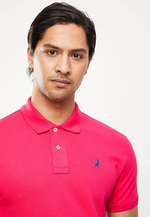 POLO - Carter pique short sleeve golfer - cerise