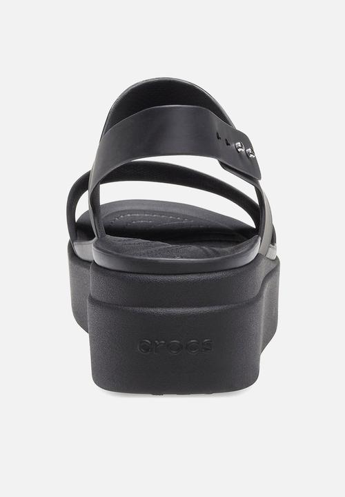Crocs - Crocs brooklyn low wedge w - black