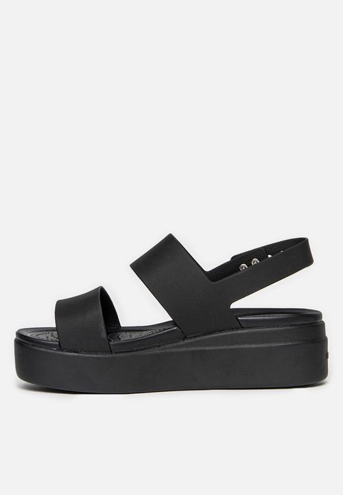 Crocs - Crocs brooklyn low wedge w - black