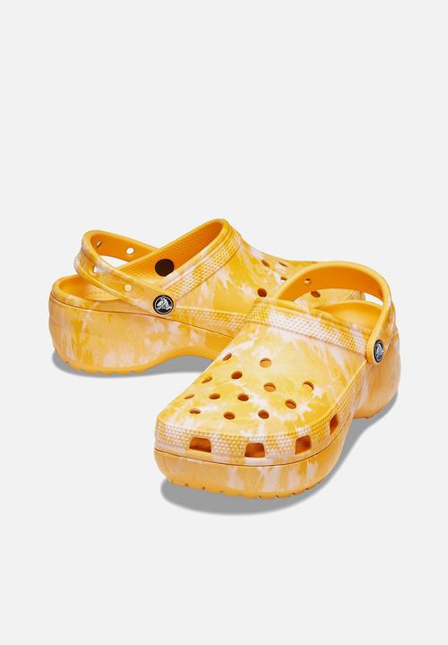 Crocs - Classic platform graphic clog w - orange sorbet