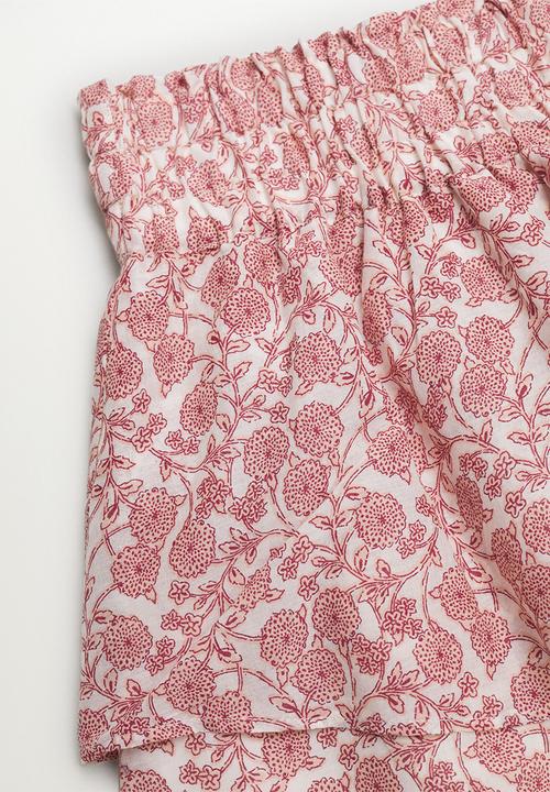 MANGO - Skirt korfu - natural white