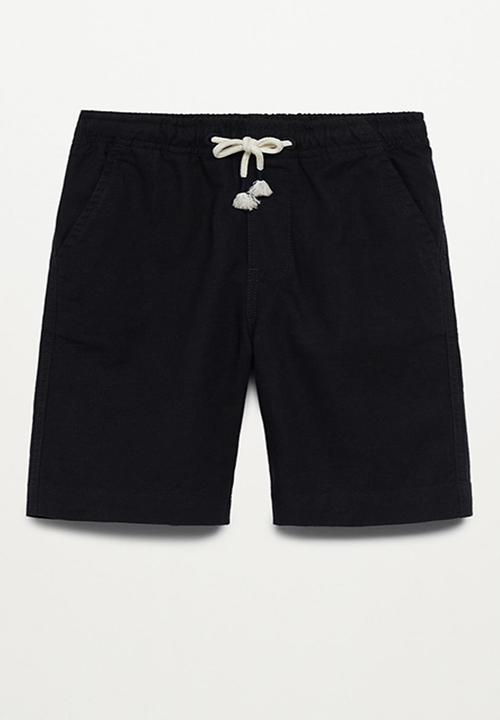 MANGO - Bermuda shorts - black