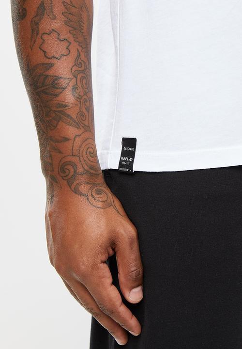 Replay - Replay 3 pack crew neck -  white