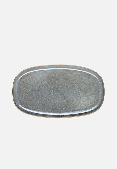 ASA - Saisons oval platter - denim