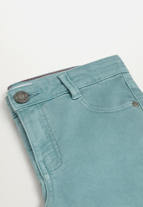 MANGO - Bermuda shorts perub - aqua