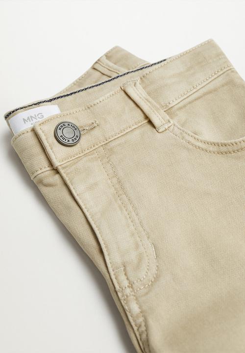 MANGO - Bermuda shorts perub - natural