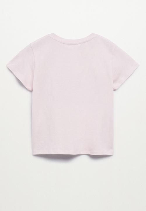 MANGO - T-shirt bye - pink