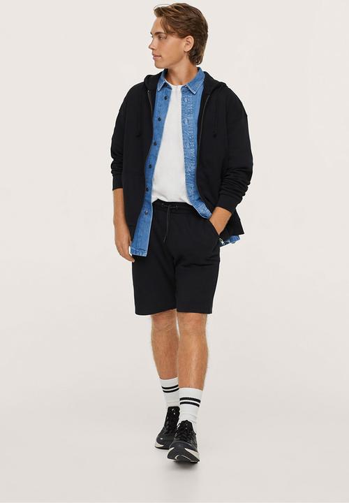 MANGO - Bermuda shorts osaka - black
