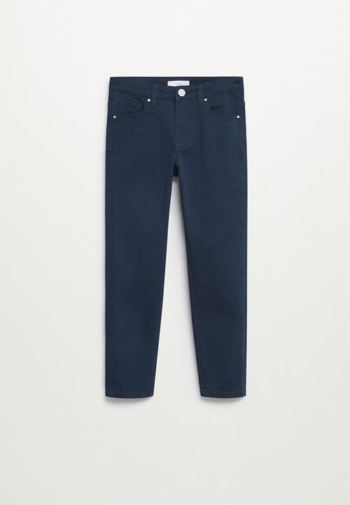 MANGO - Trousers peru - dark navy