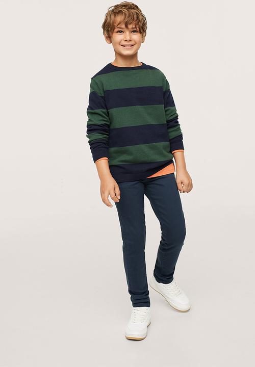 MANGO - Trousers peru - dark navy