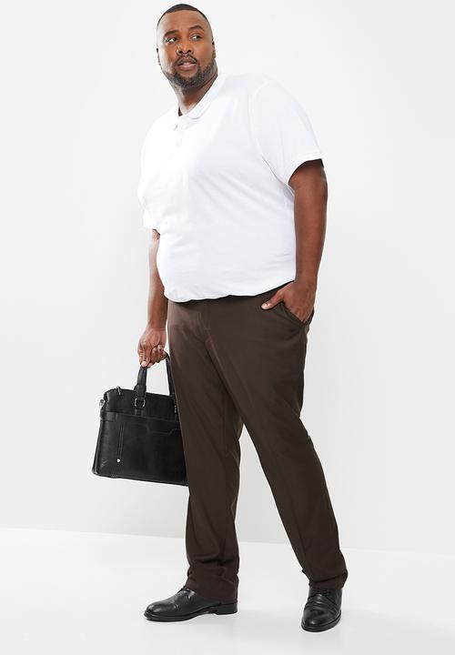 POLO - Mens Bradley custom fit travel trouser - taupe