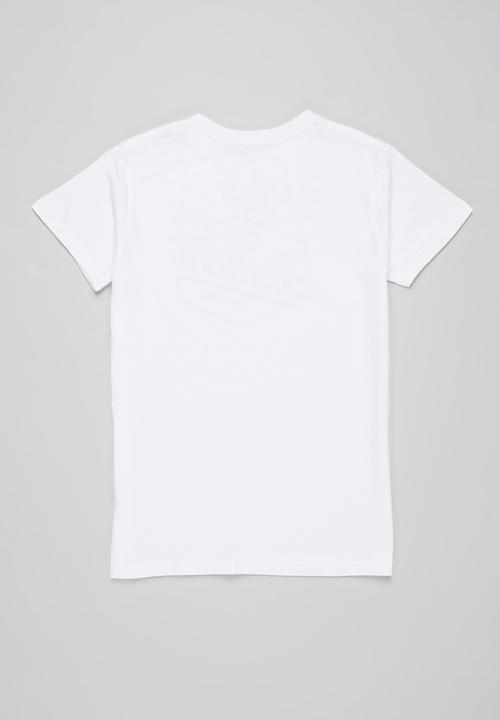 Element - Boys wash ss tee - white