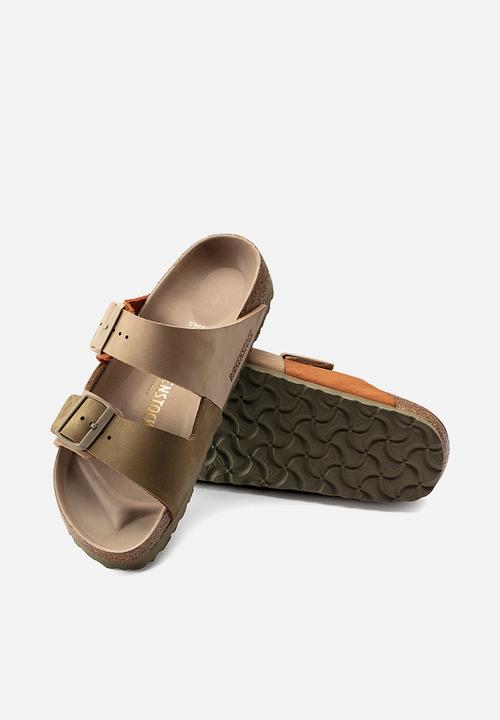 Birkenstock - Arizona split nubuck regular - sandcastle & faded khaki