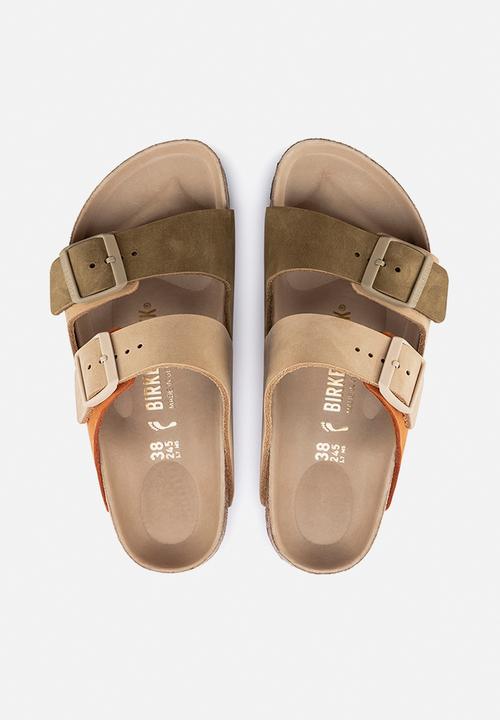 Birkenstock - Arizona split nubuck regular - sandcastle & faded khaki