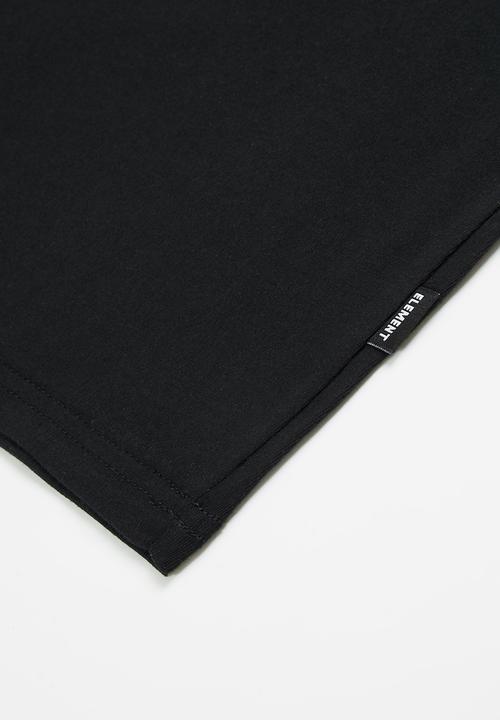 Element - Boys wash ss tee - black