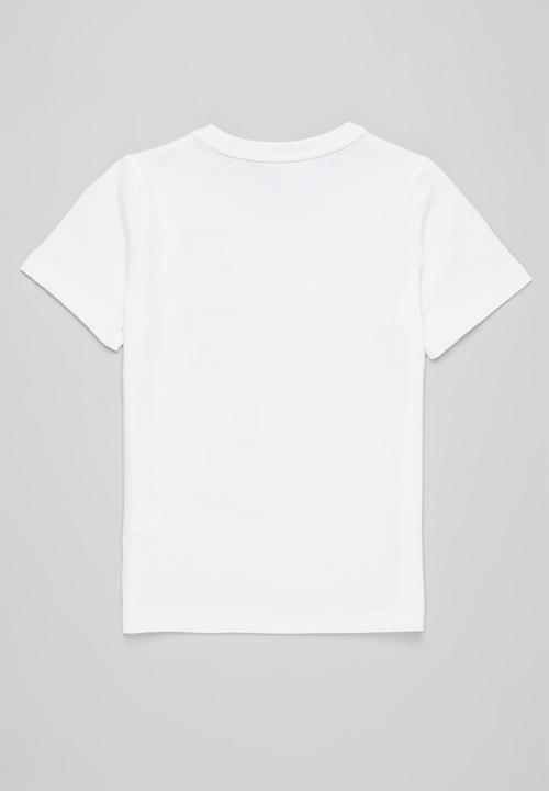 PUMA - Alpha tee b - white 