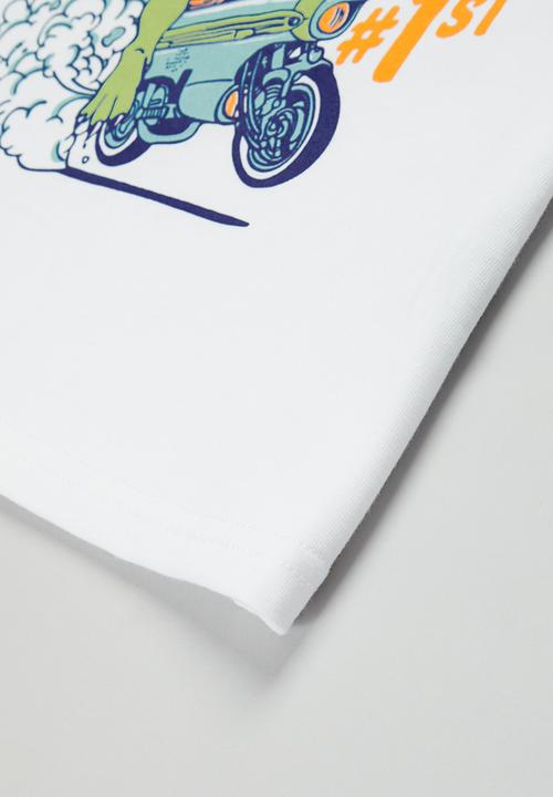 Pop Candy - Boys printed graphic T-shirt - white