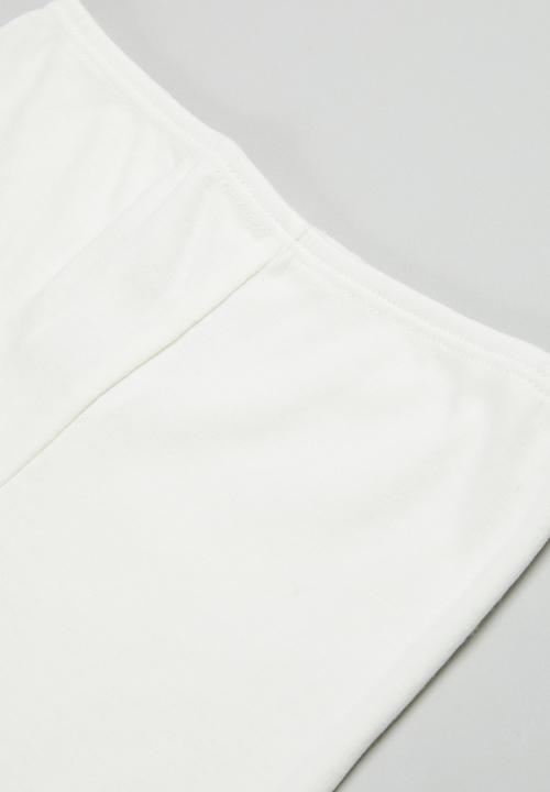 UP Baby - Soft jersey cotton shorts - off white