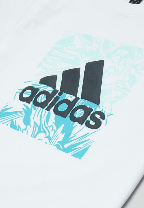 adidas Performance - Gfx short sleeve tee 1 - white