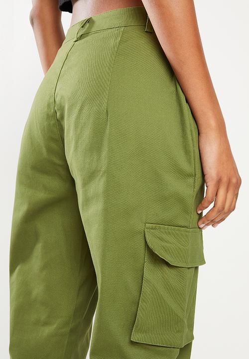Missguided - Plain cargo trouser - khaki
