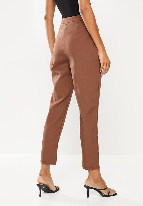 Missguided - Co ord basic cigarette - chocolate