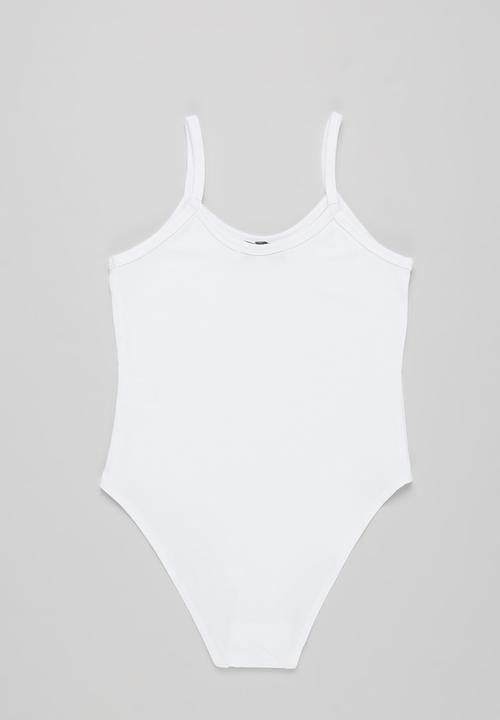 Superbalist - 2-pack cami bodysuit - black & white