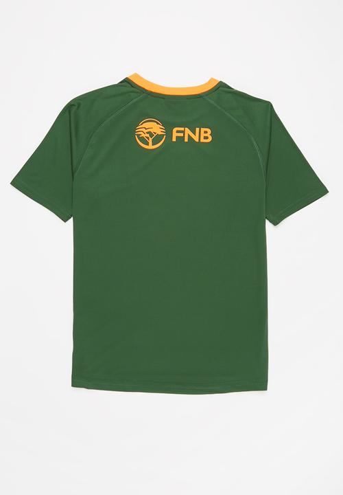 ASICS - SPRINGBOK 7s home fan tee - oak green