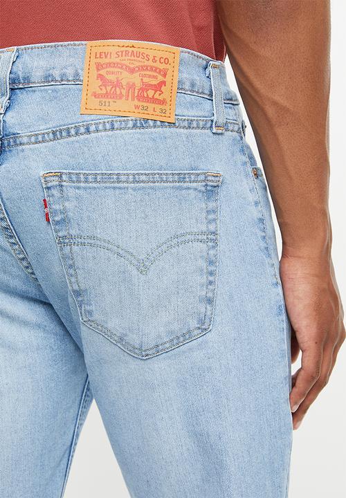 Levi’s® - 511™ slim wolf good decisions adv - blue