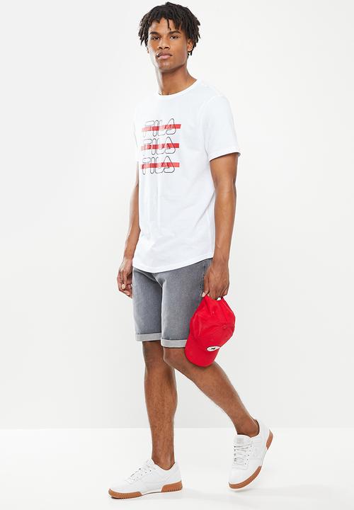 FILA - Crone short sleeve tee - white
