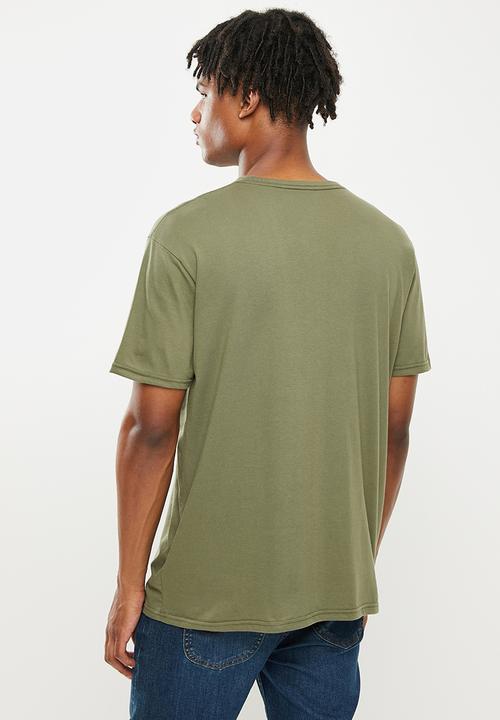 Quiksilver - Retroline short sleeve tee - olive