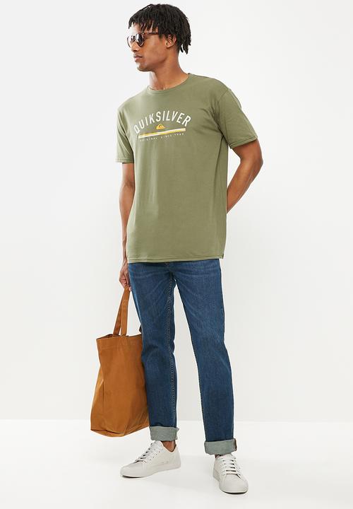 Quiksilver - Retroline short sleeve tee - olive