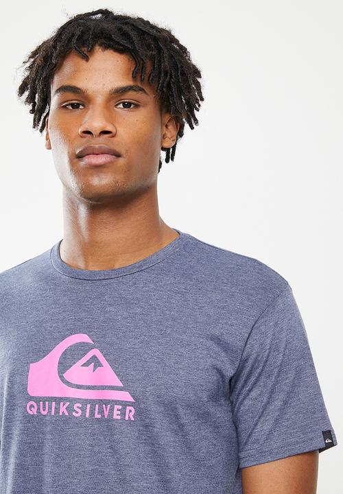 Quiksilver - Corp logo short sleeve - insignia blue heather