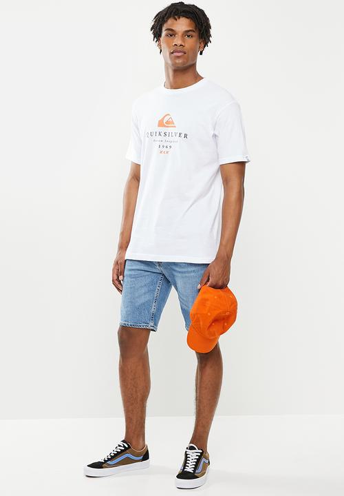 Quiksilver - First fire short sleeve tee - white
