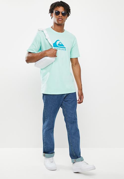 Quiksilver - Corp logo short sleeve - blue light